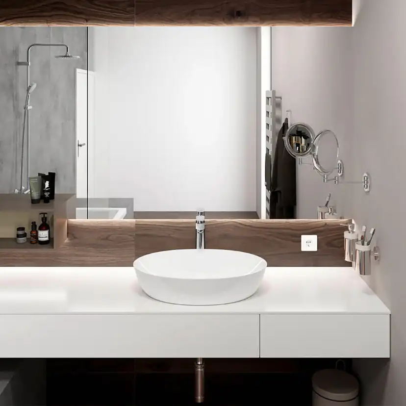 Tvättställsblandare Hansgrohe Vernis Blend 190 med Lyftventil