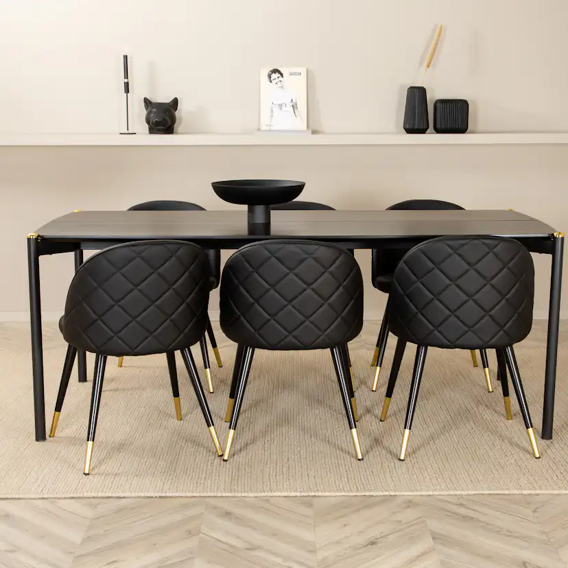 Matgrupp Venture Home Paris med 6 Valentina Stolar