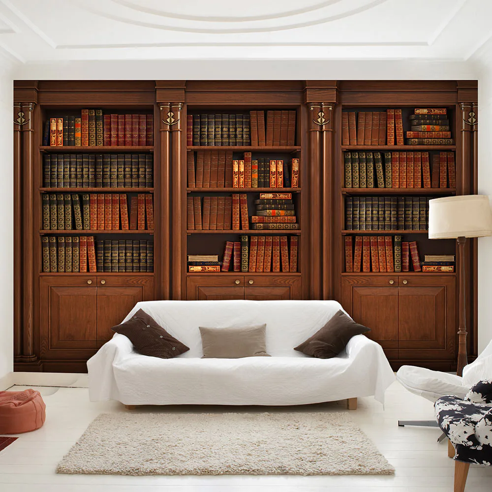 Fototapet Arkiio Självhäftande Elegant Library