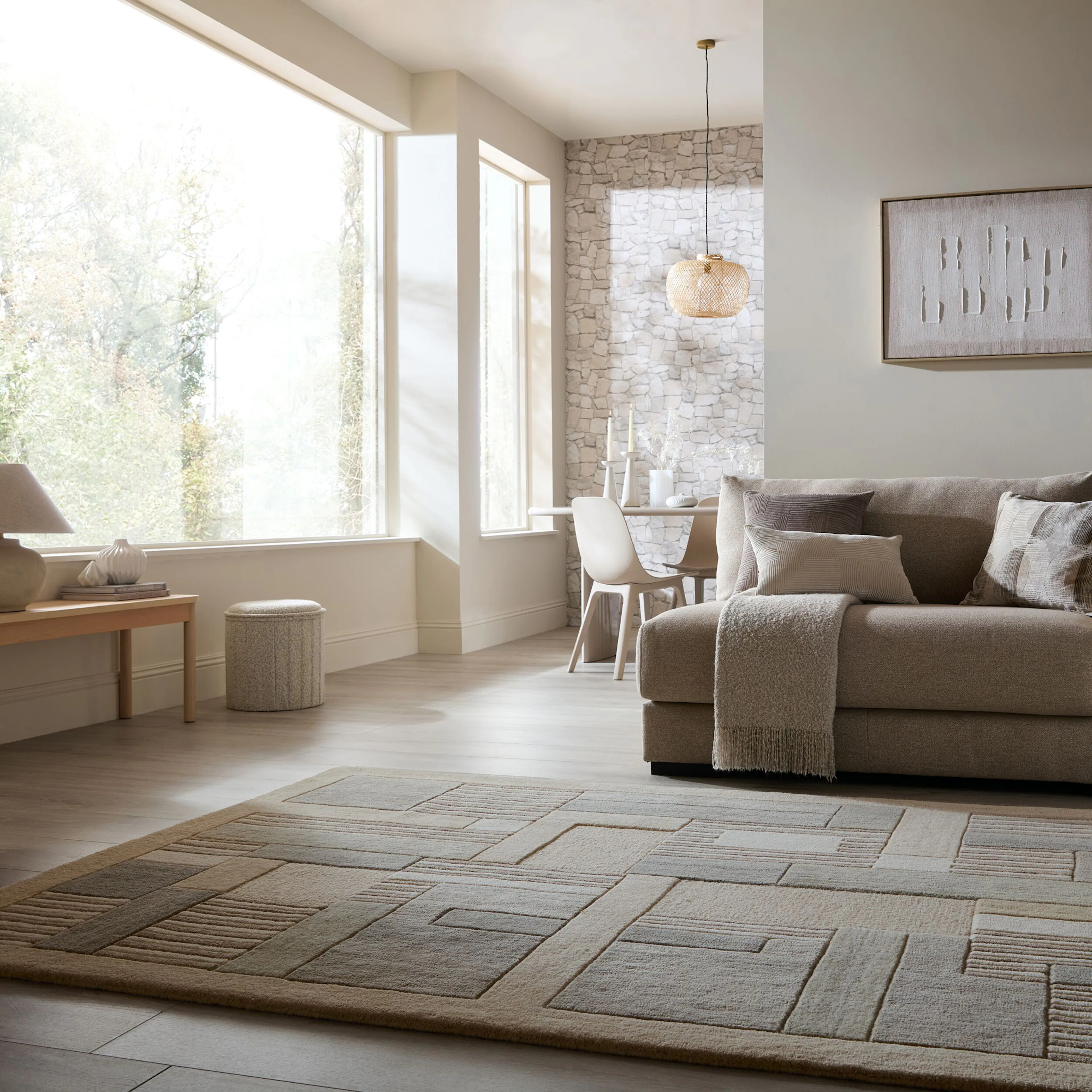 VARA WOOL NATURAL 200X300 200X300