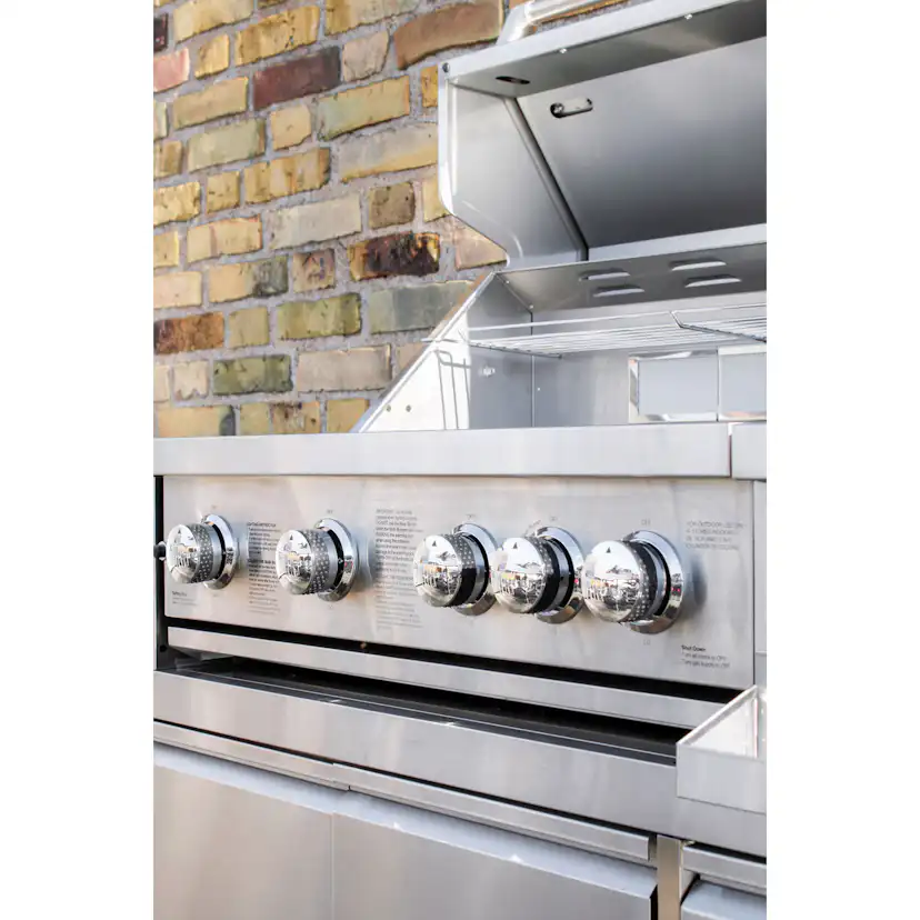 Gasolgrill Myoutdoorkitchen Inox Range med 4 Brännare och Infravärme