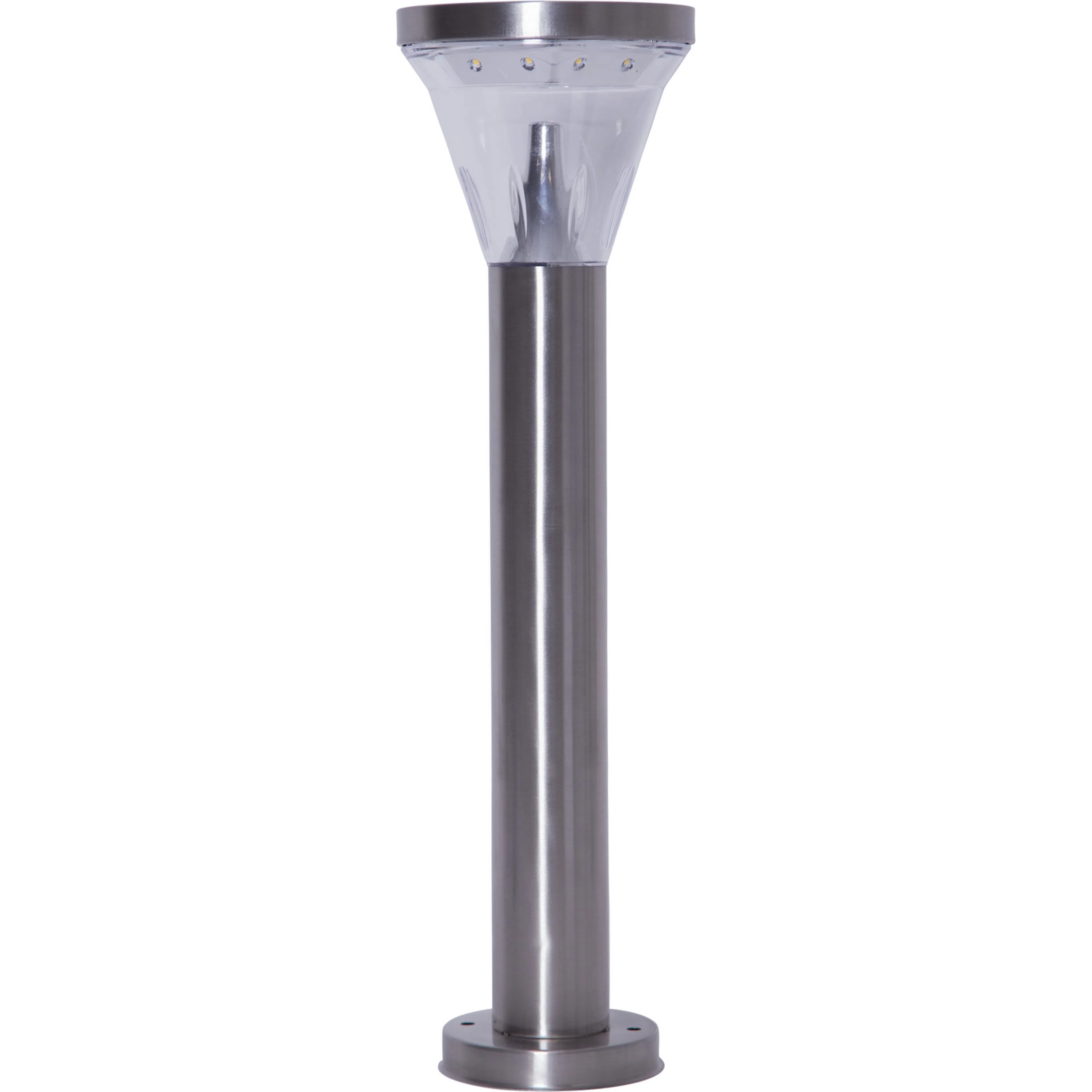 Solcells-pollare Star Trading Narona 40 Lumen Stainless Steele Twilight