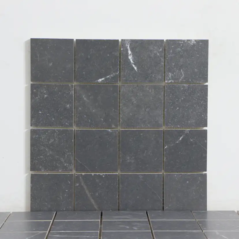 Mosaik Tenfors Soapstone Graphite Matt Marmor 7x7 cm