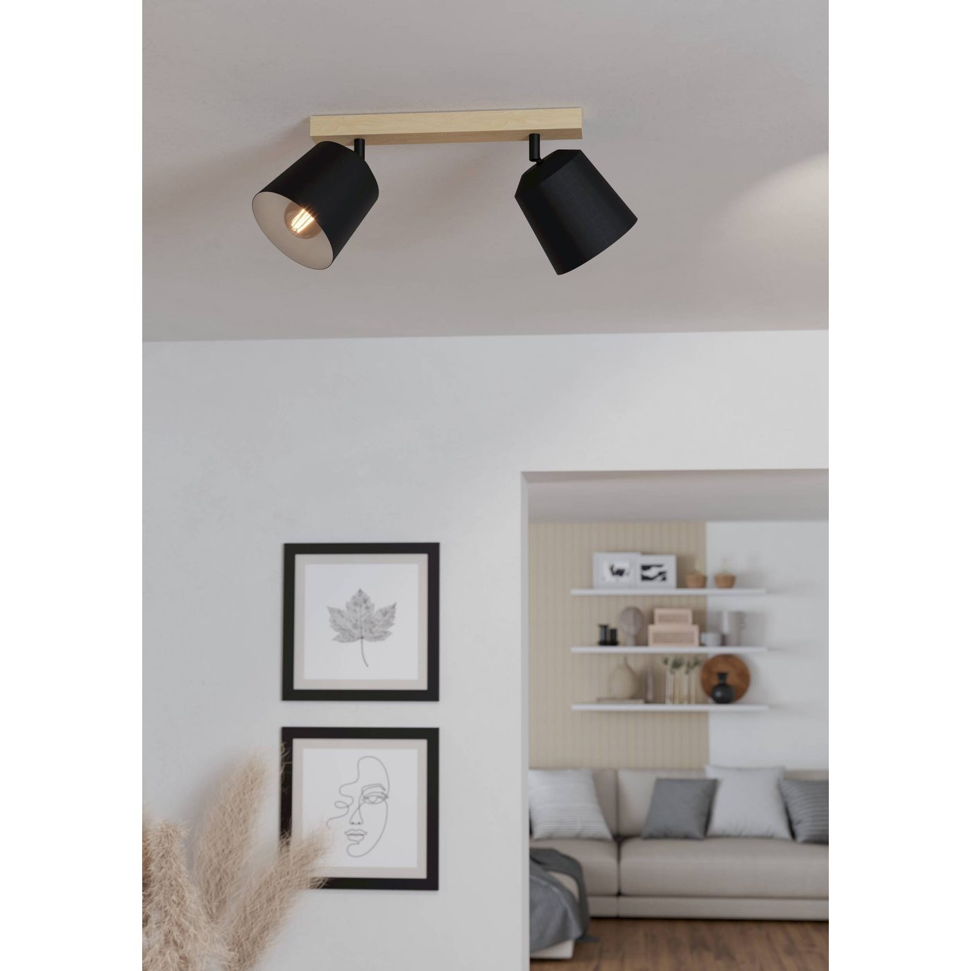 Spotlight Eglo Cotorro med 2 Lampor