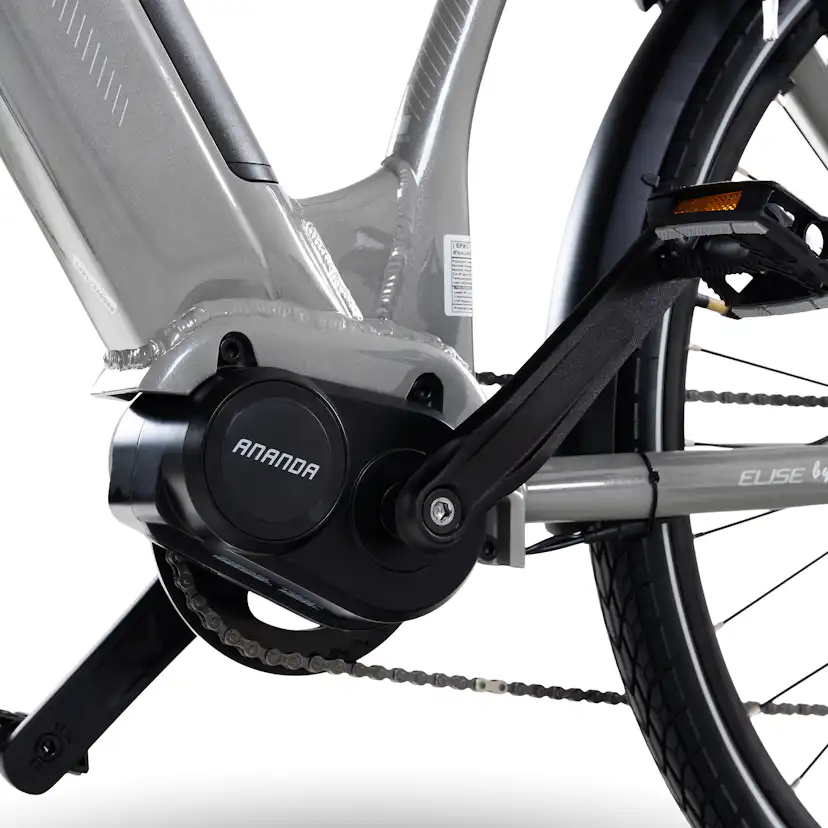 Elcykel Lyfco Dam 28" - Elise 14 Ah Silver