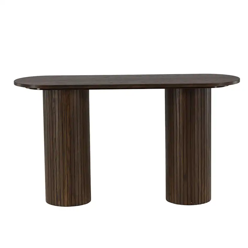 Matbord Venture Home Leonora Naturfärgad/Vit Runt Bord Ø65 cm