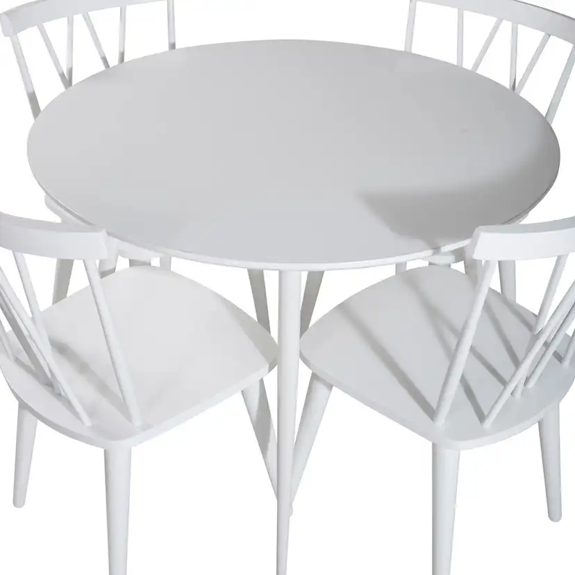 Matgrupp Venture Home Plake med 4 Laura Stolar Polyestertyg Runt