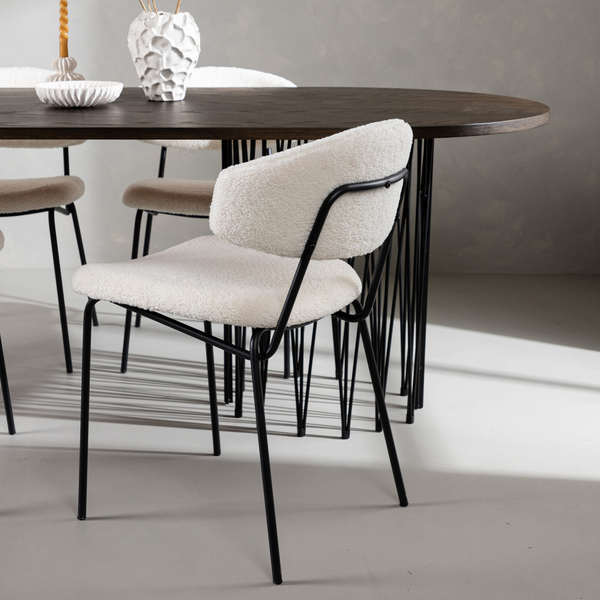 Matgrupp furniture/fashion Stone med 4 Chico Stolar