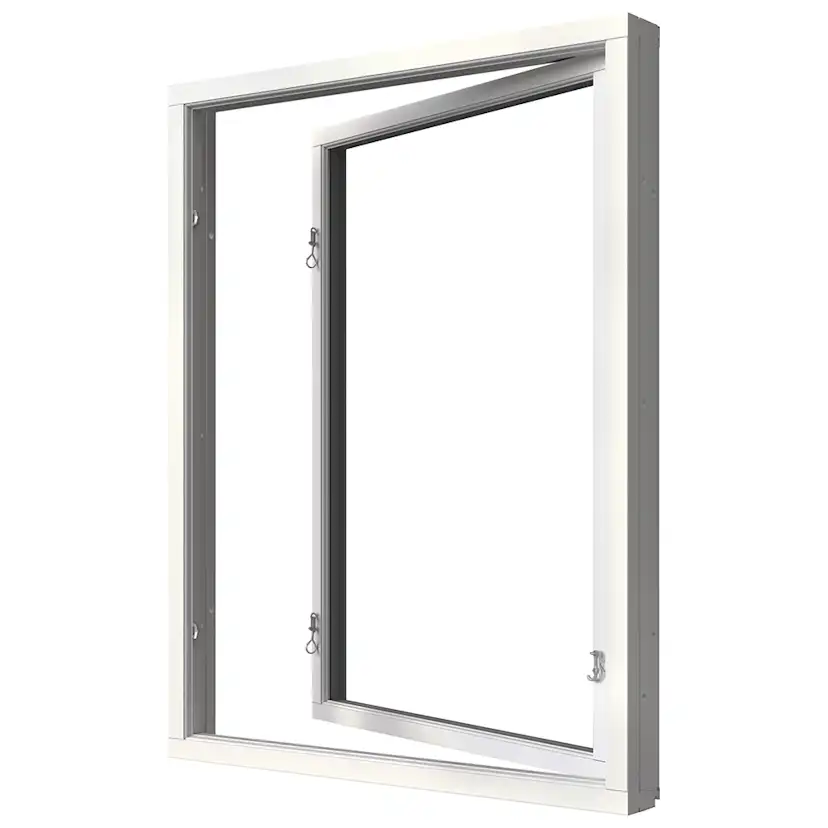 Sidohängt Fönster Elitfönster Elit Retro 3-Glas Aluminium