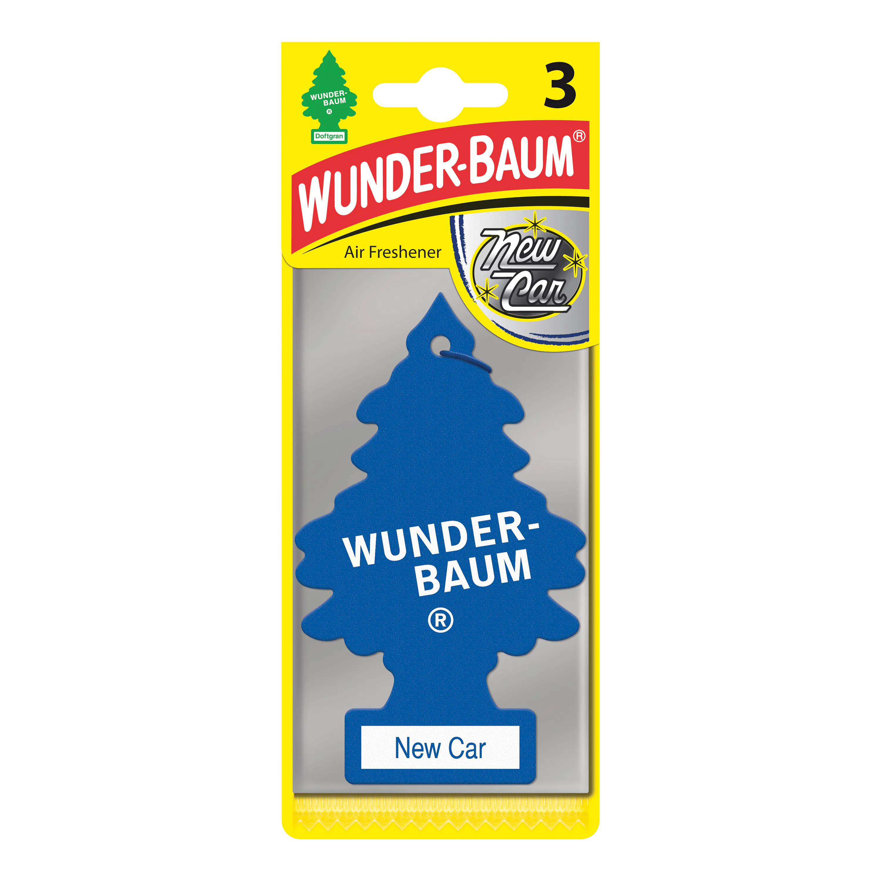 Luftfräschare Wunder-Baum New Car Scent 3-pack
