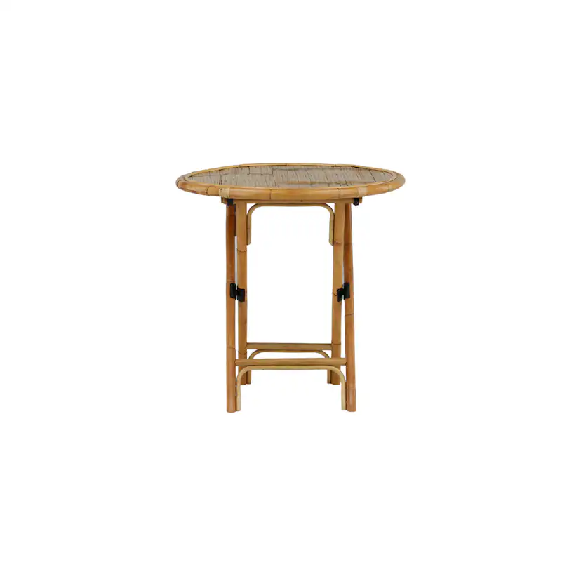 Trädgårdsbord Venture Home Cane, Cafébord Utomhus i Naturfärgad Rotting