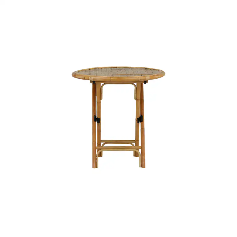 Trädgårdsbord Venture Home Cane, Cafébord Utomhus i Naturfärgad Rotting