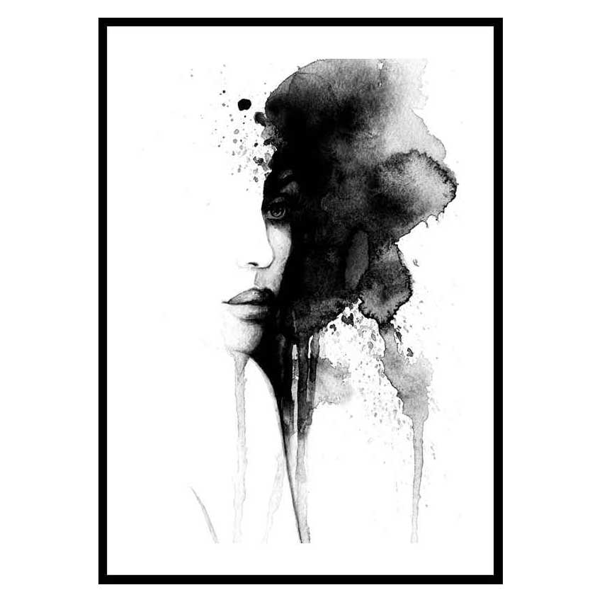 Poster Gallerix Watercolor Face No1