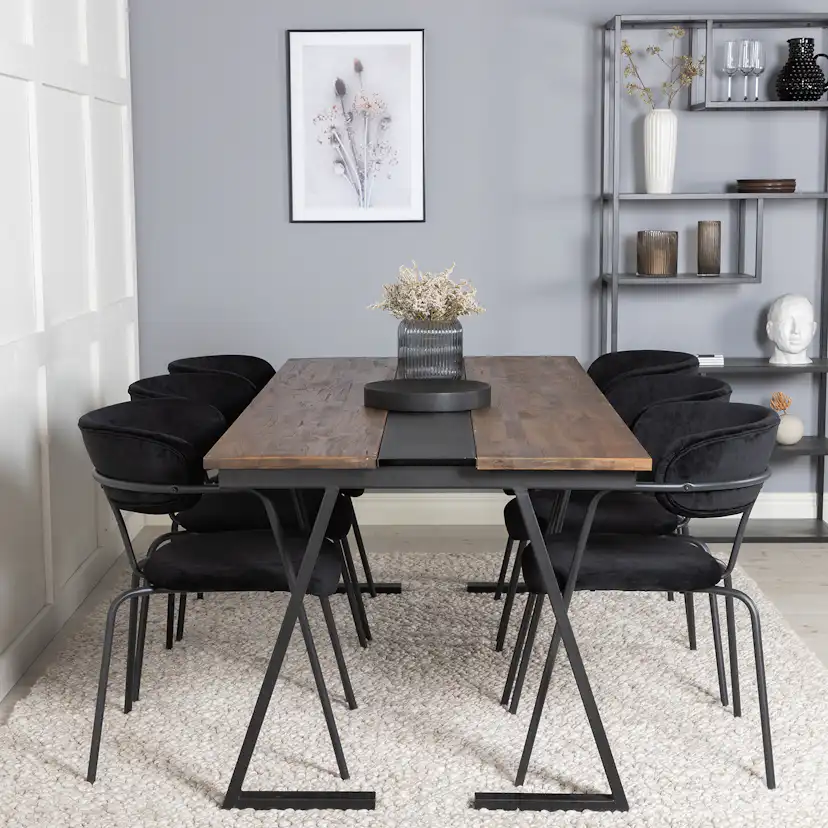 Matgrupp Venture Home Jane med 6 Aris Stolar