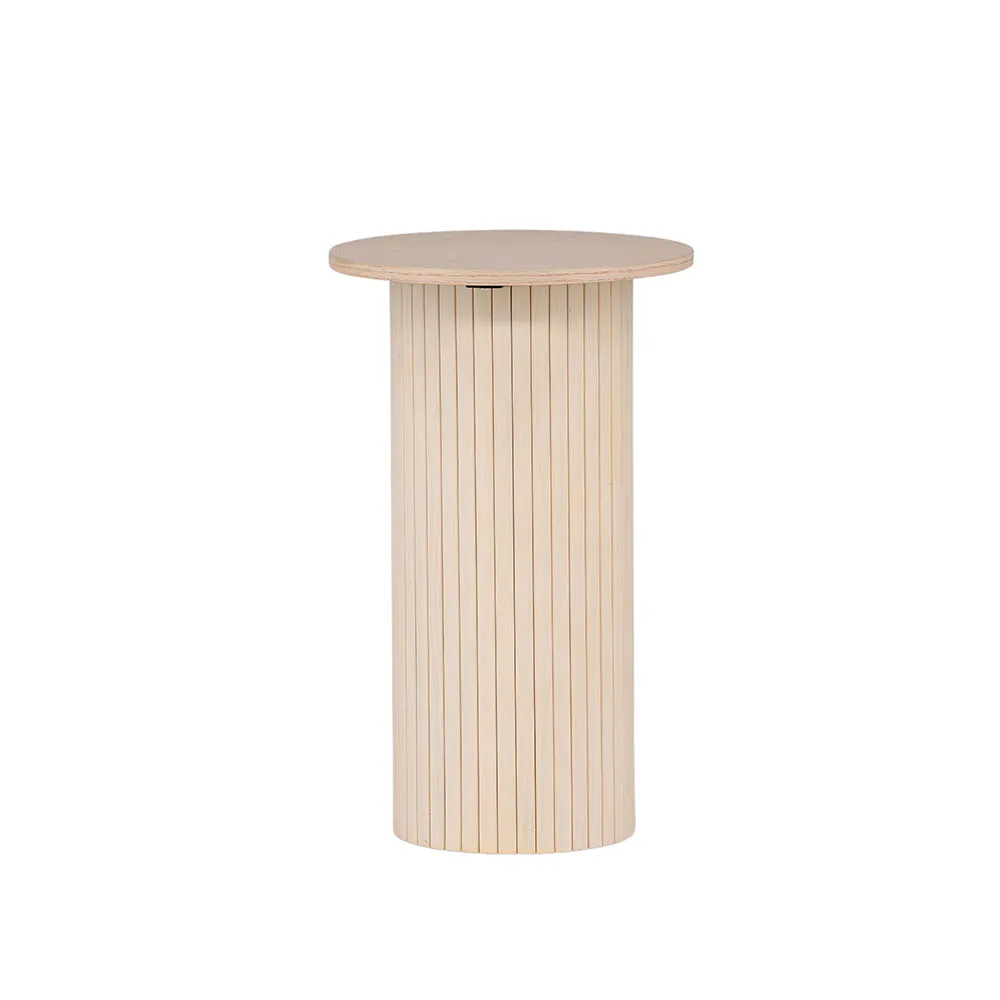 Bianca Side Table - Whitewash / Whitewash Veneer Vittvättad