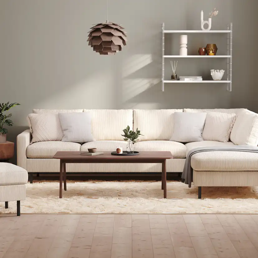 Soffa Scandinavian Choice Peppe med Schäslong 4-sits
