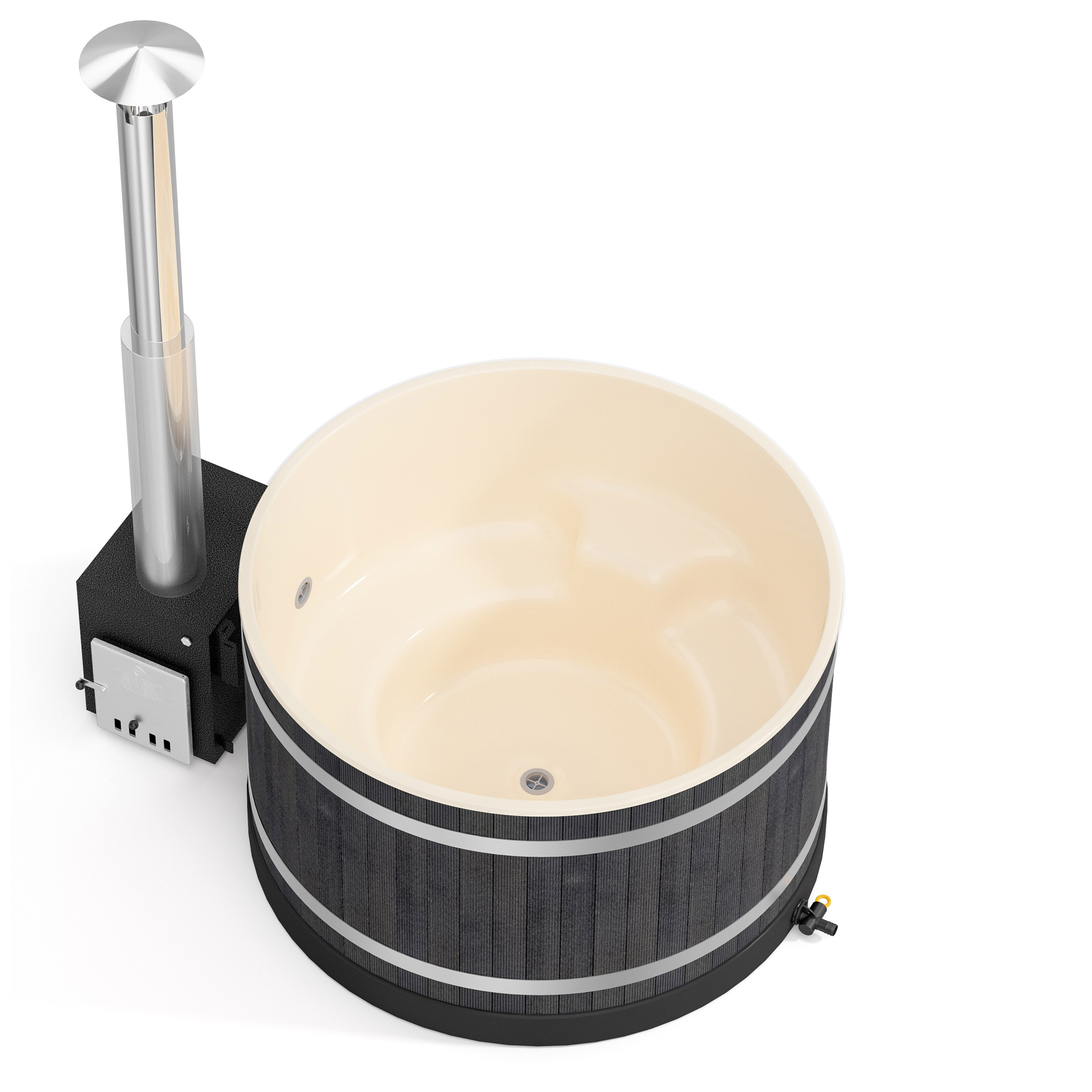 Kirami Premium Pearly M CUBE ES NightBlack/Champagne Färg ram: NightBlack