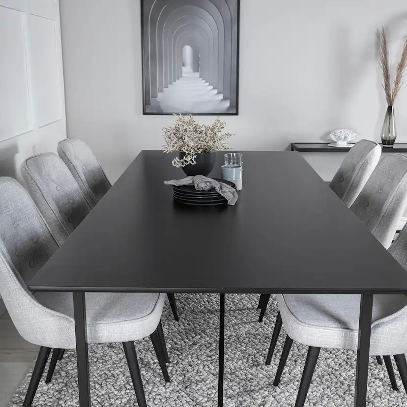 Matgrupp Venture Home Palaba med 6 Vera Stolar Polyestertyg