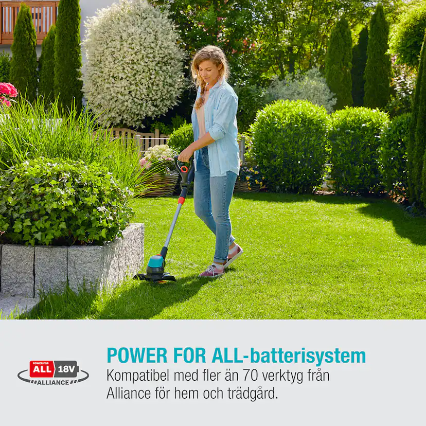 Trimmer Gardena EasyCut 23/18V P4A utan Batteri