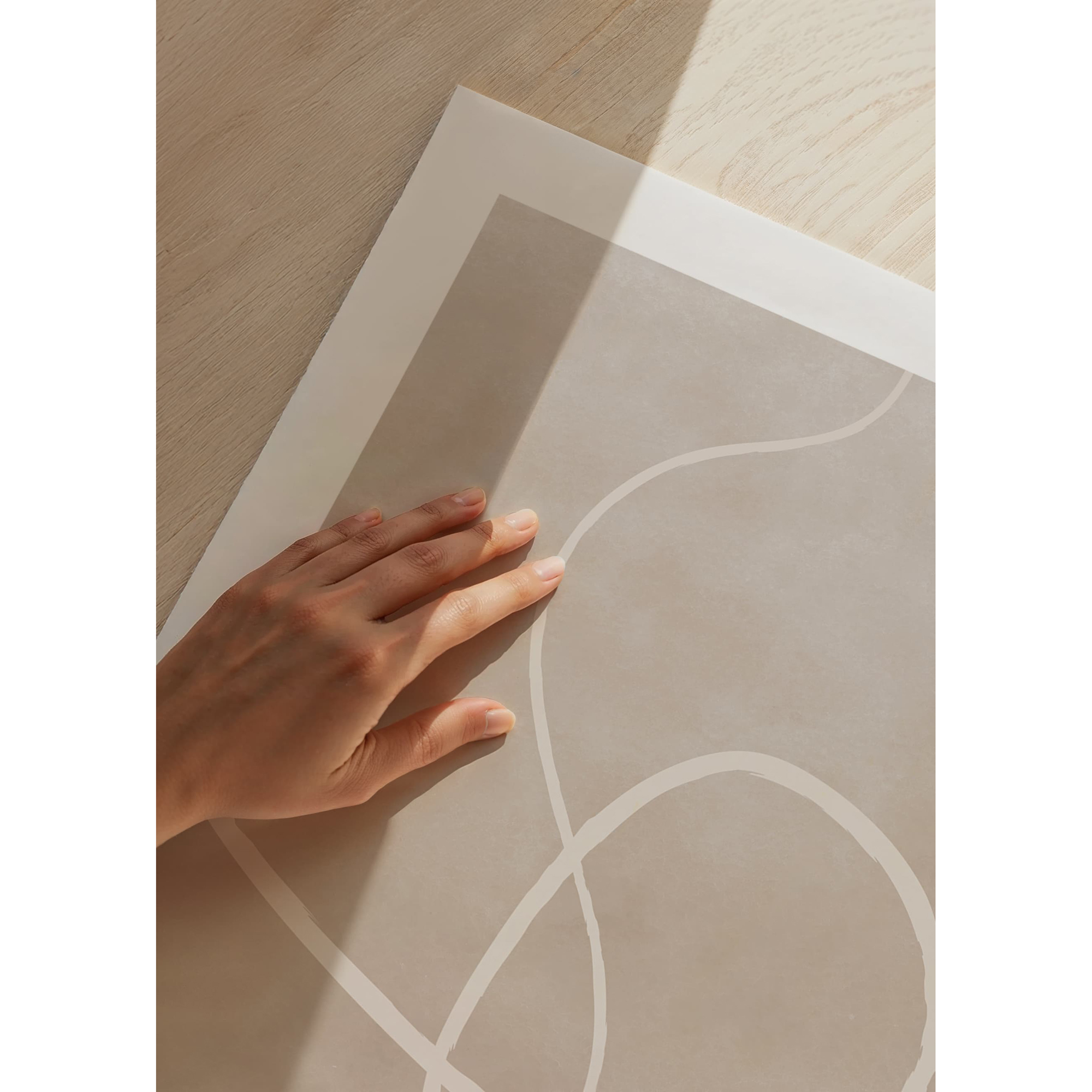 Poster Gallerix Line Art Inverted No2