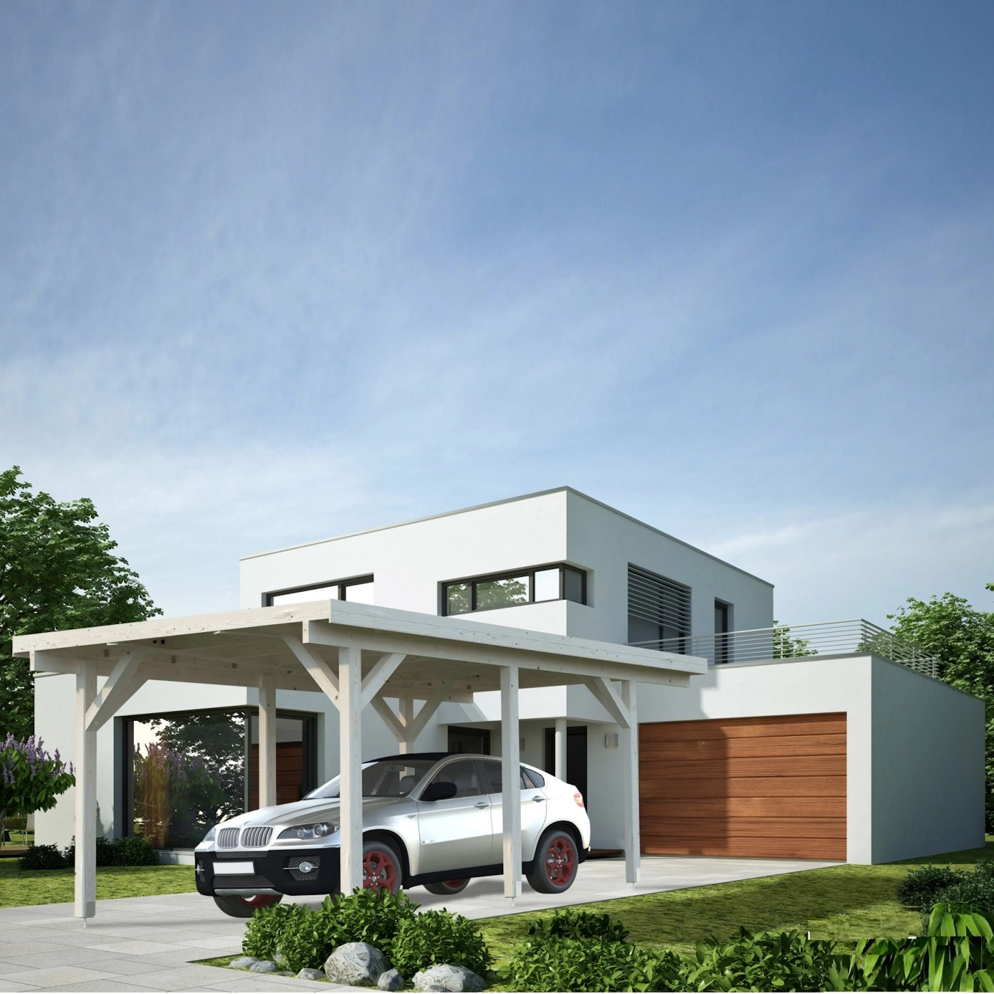 Carport Karl 11,7 m2 Obehandlad