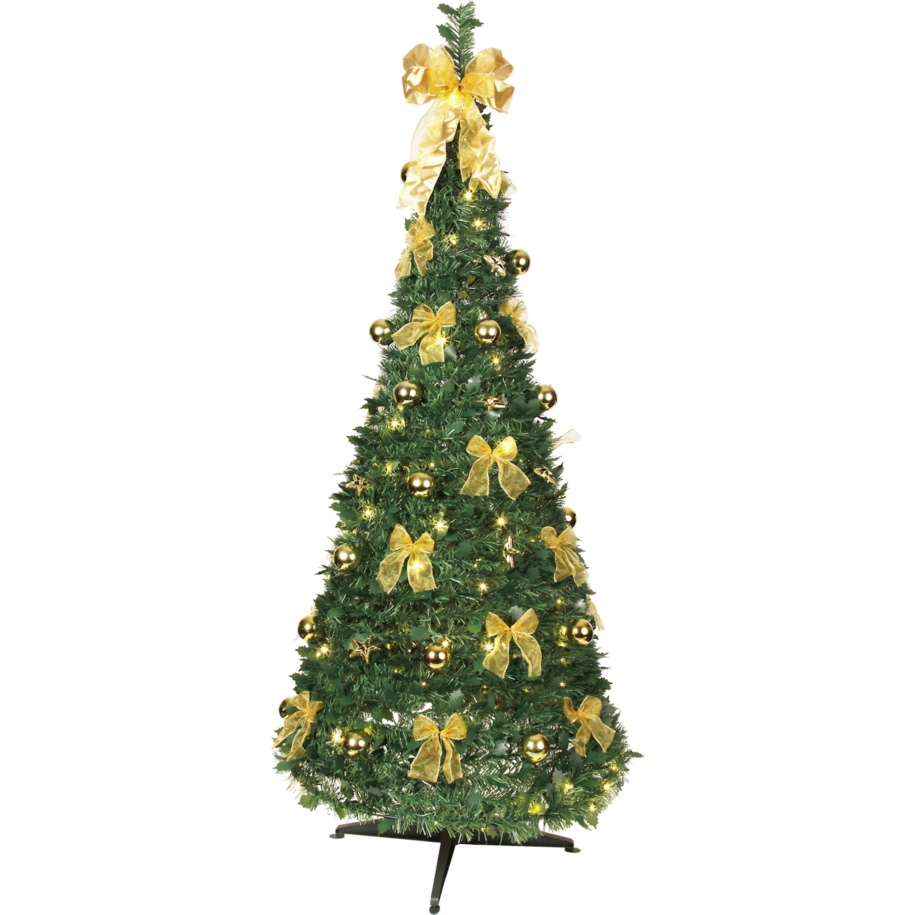 JulgranMedLEDPop-up-tree Guld