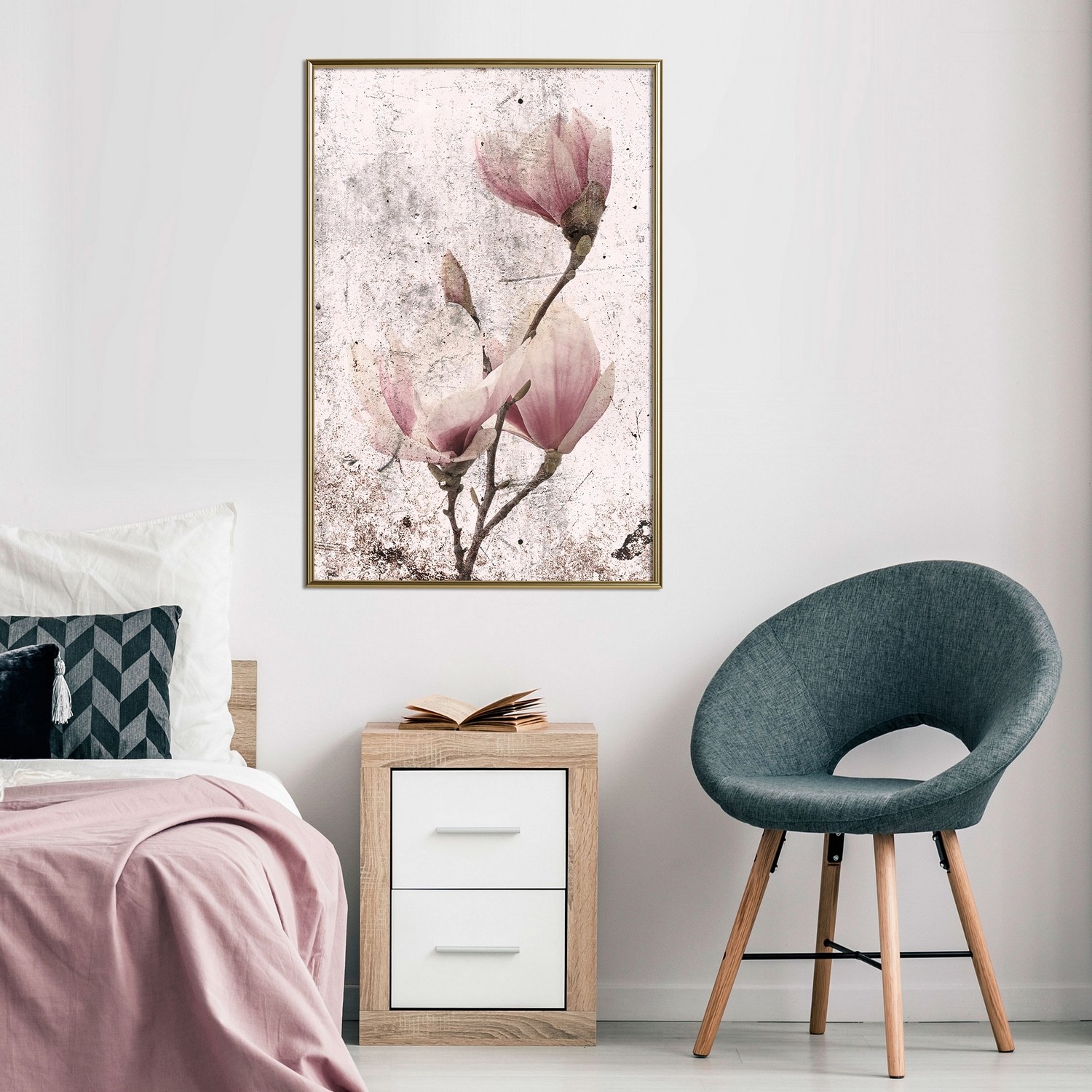 Poster Artgeist Affisch Mature Magnolia