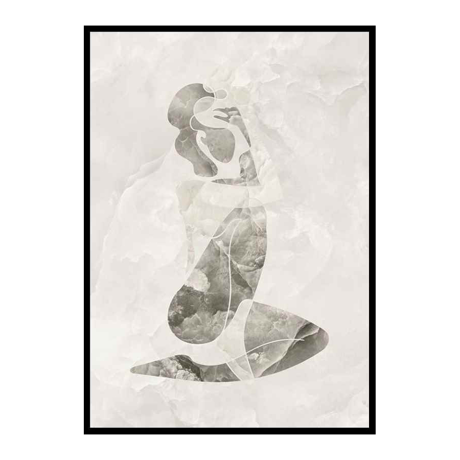 Poster Gallerix Marble Figure No2
