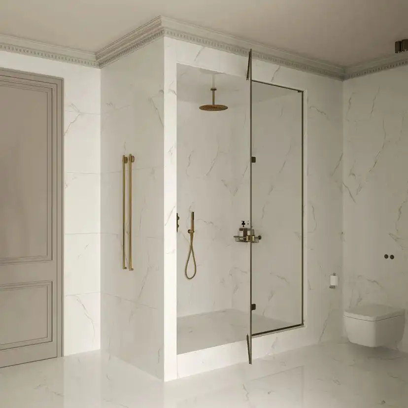 Klinker Carrara Marmor Blank 60x60