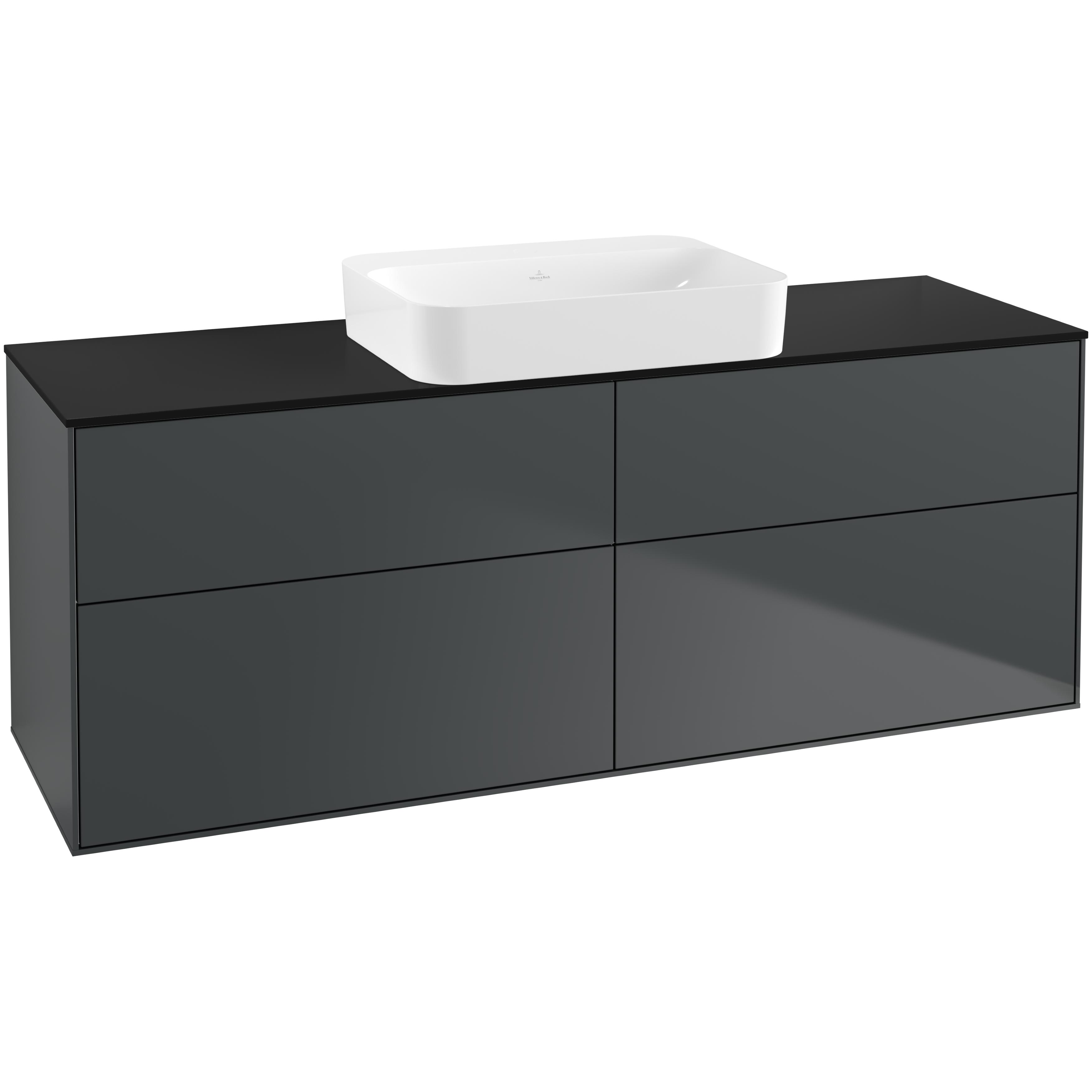 Tvättställsskåp Villeroy & Boch Finion med 4 Lådor och Bänkskiva för Fristående Tvättställ