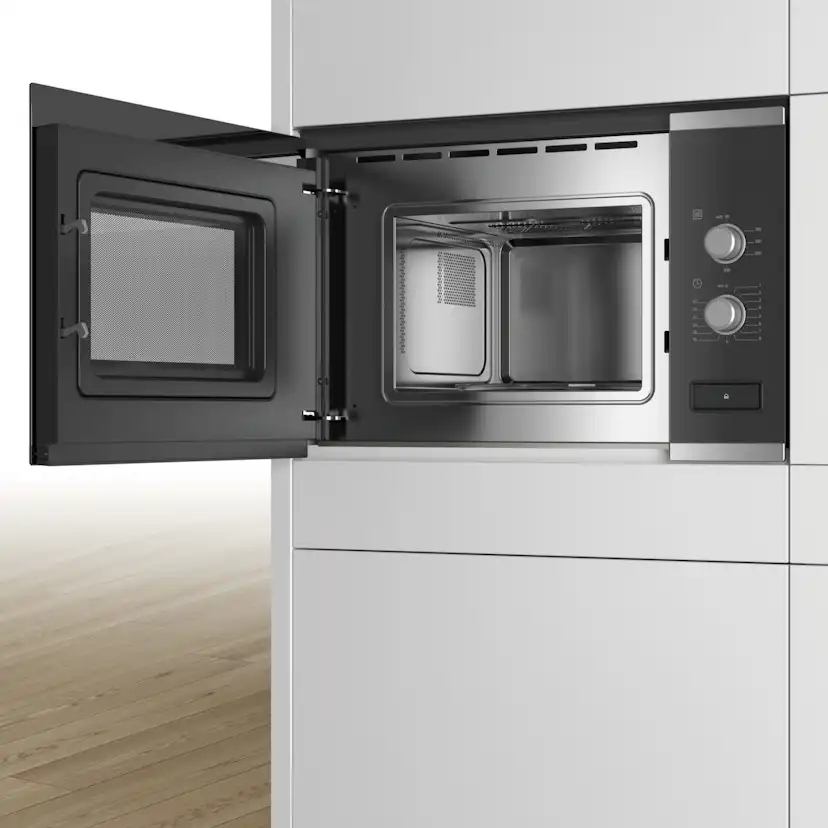Mikrovågsugn Bosch Serie 4 BFL520MS0 Inbyggnadsmikro Rostfritt Stål