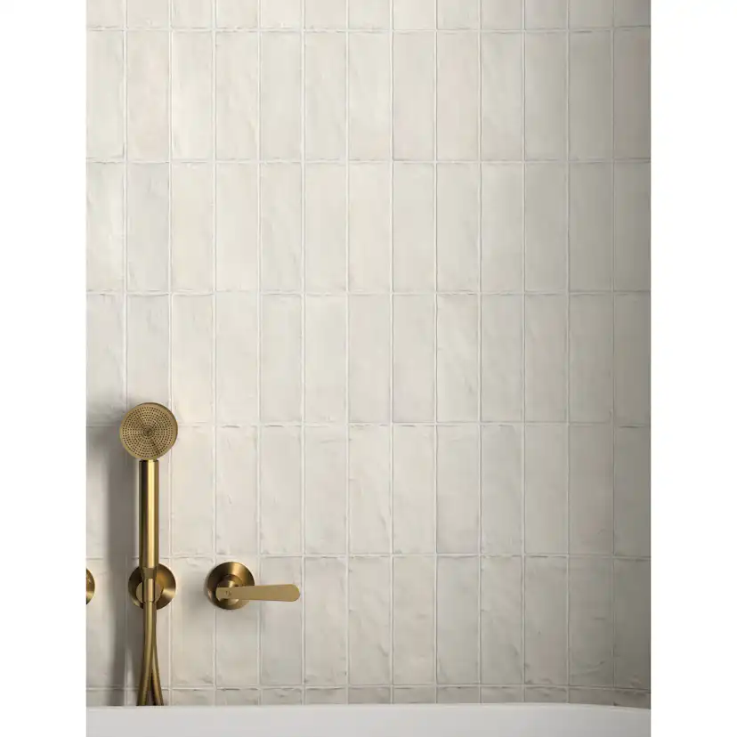 Kakel Lhådös Sandy Silca White 6,5x20