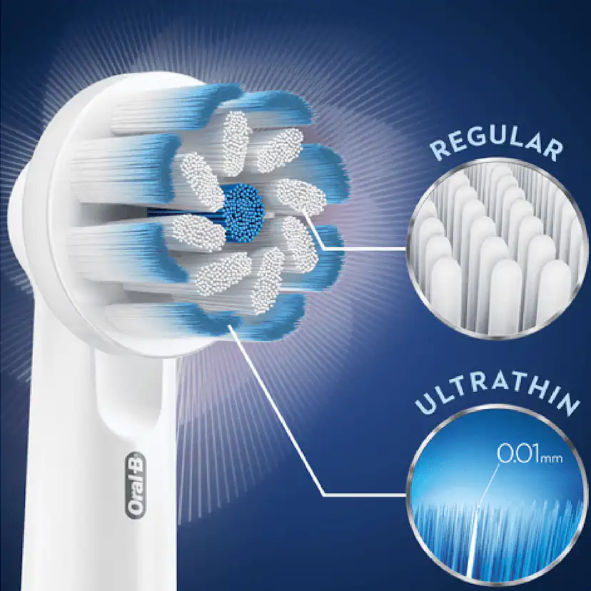 Borsthuvud Oral-B Sensitive Clean & Care 4 st
