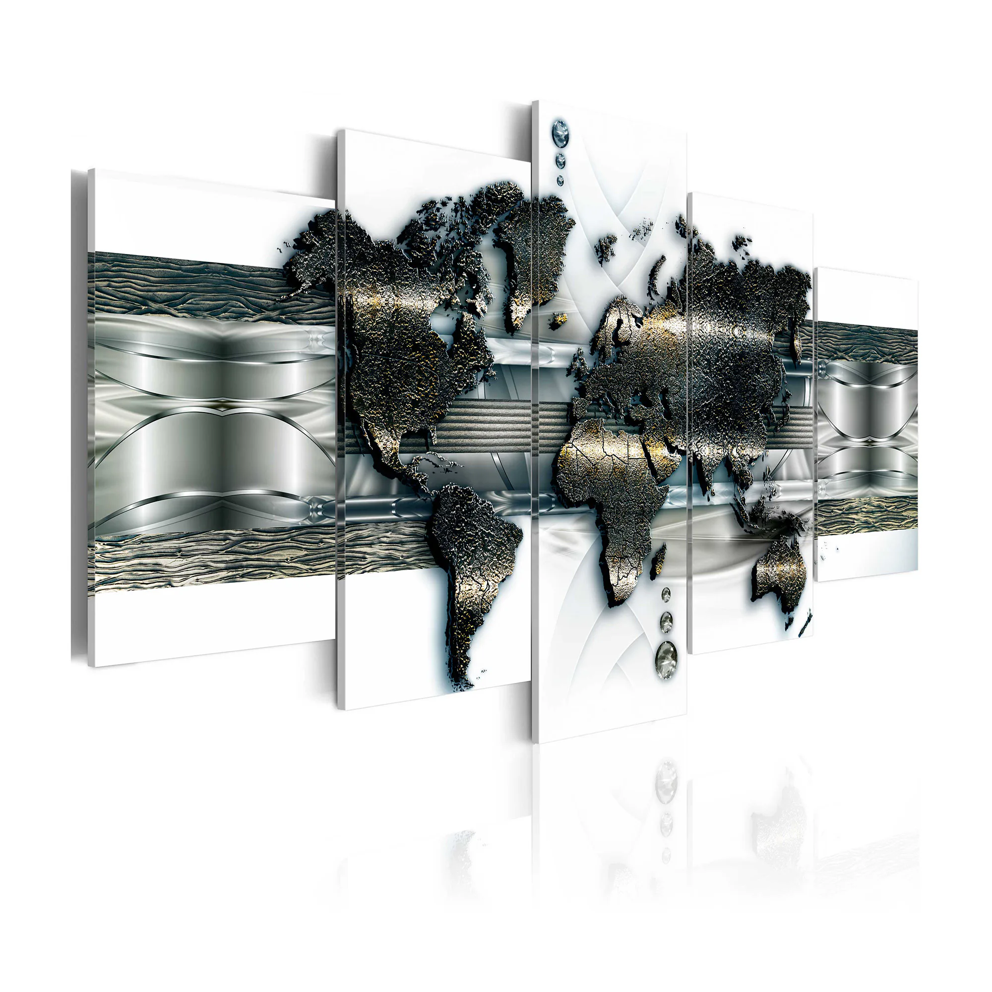 Tavla Arkiio Metal World Map