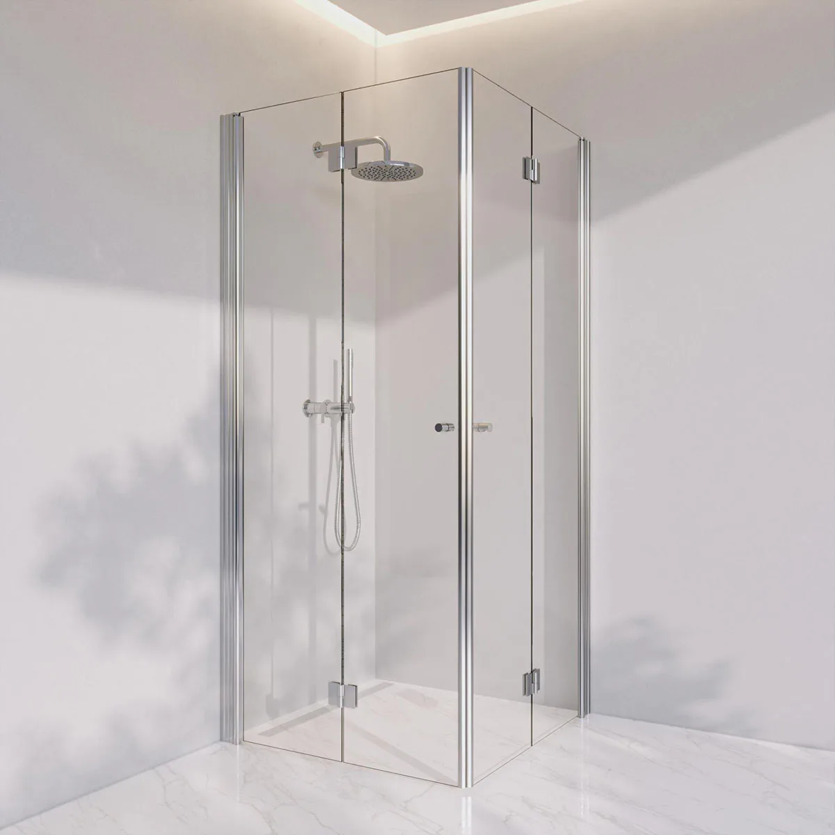 Duschhörn Invitrea Prime PH33 med Glasrengöring