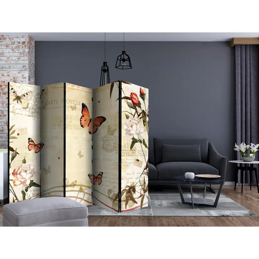 Rumsavdelare Arkiio Melodies of Butterflies II 225x172 cm