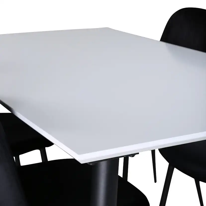 Matgrupp Venture Home Jolie med 4 Pobbie Stolar Metall