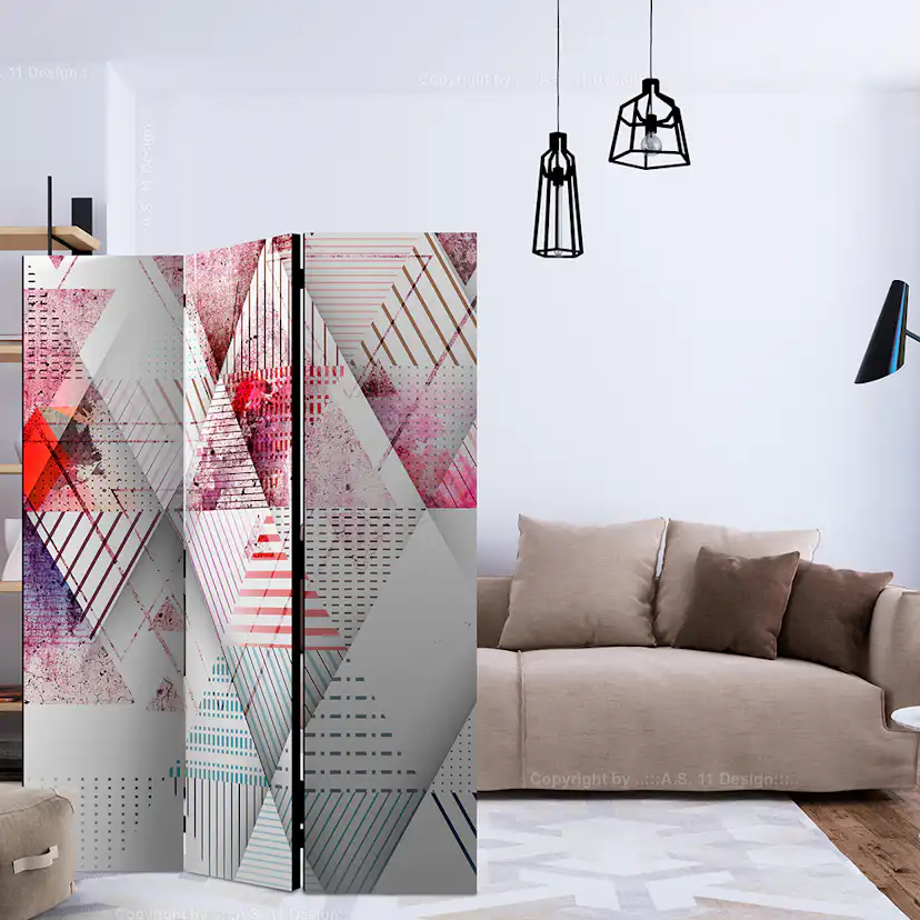 Rumsavdelare Arkiio Triangular World 135x172 cm