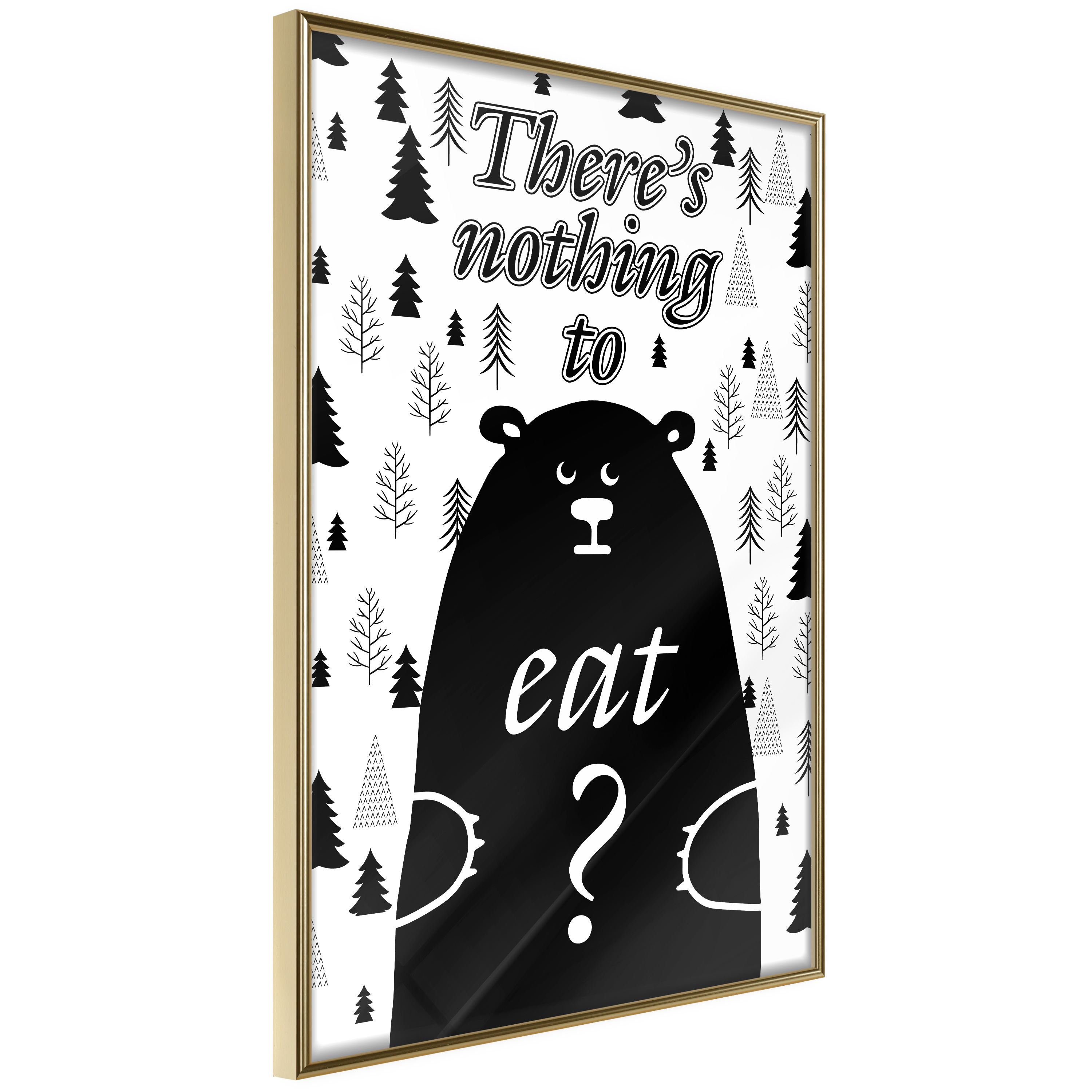 Poster Artgeist Affisch There's Nothing To Eat?