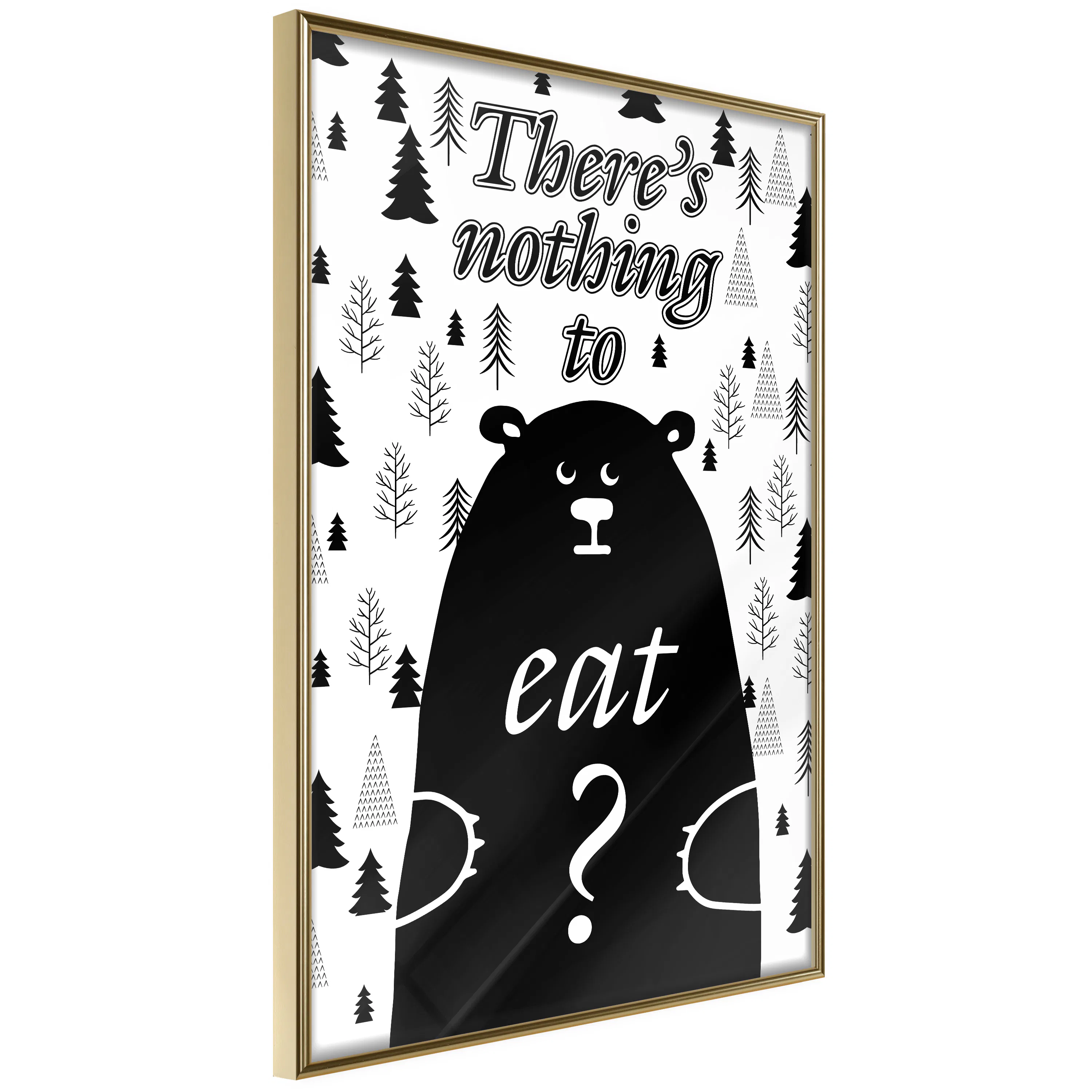 Poster Artgeist Affisch There's Nothing To Eat?