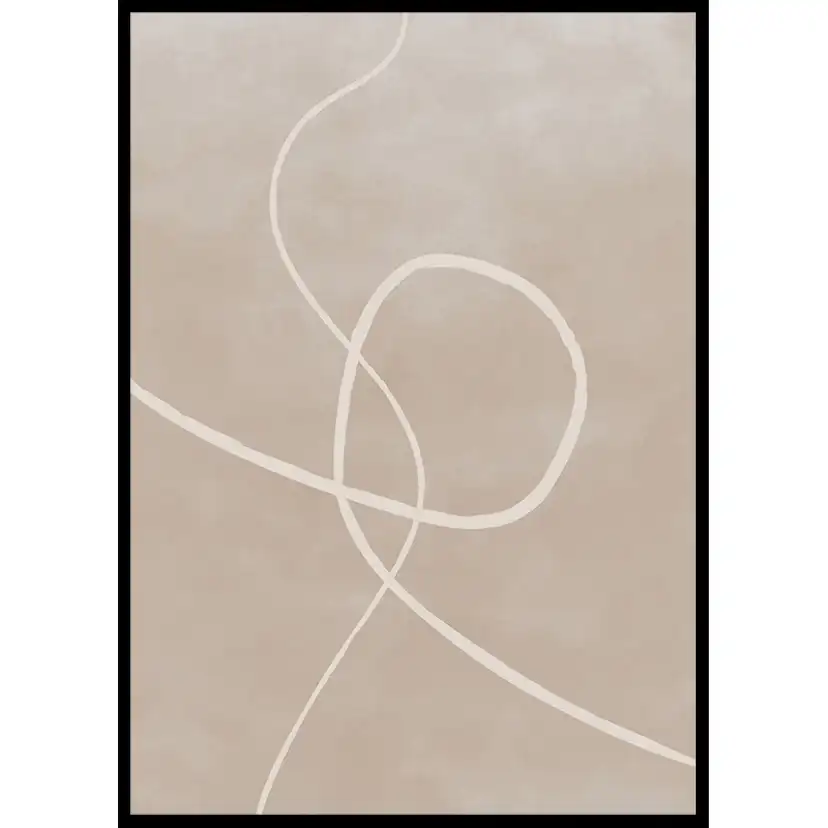 Poster Gallerix Line Art Inverted No2