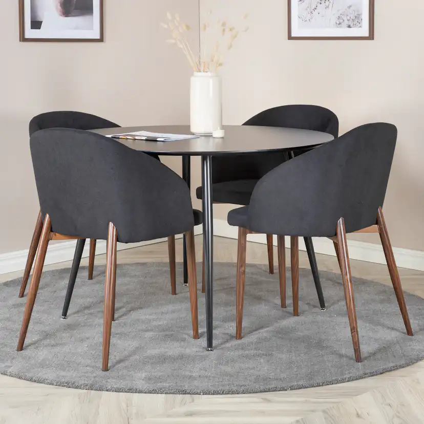 Matgrupp Venture Home Silvia med 4 Archie Stolar Runt