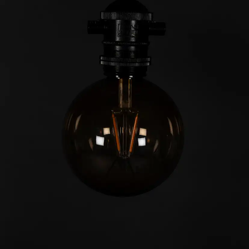 Ljusslinga Gnosjö Konstsmide Partyslinga Startset E27 10st LED-lampor Amber Rökfärgade