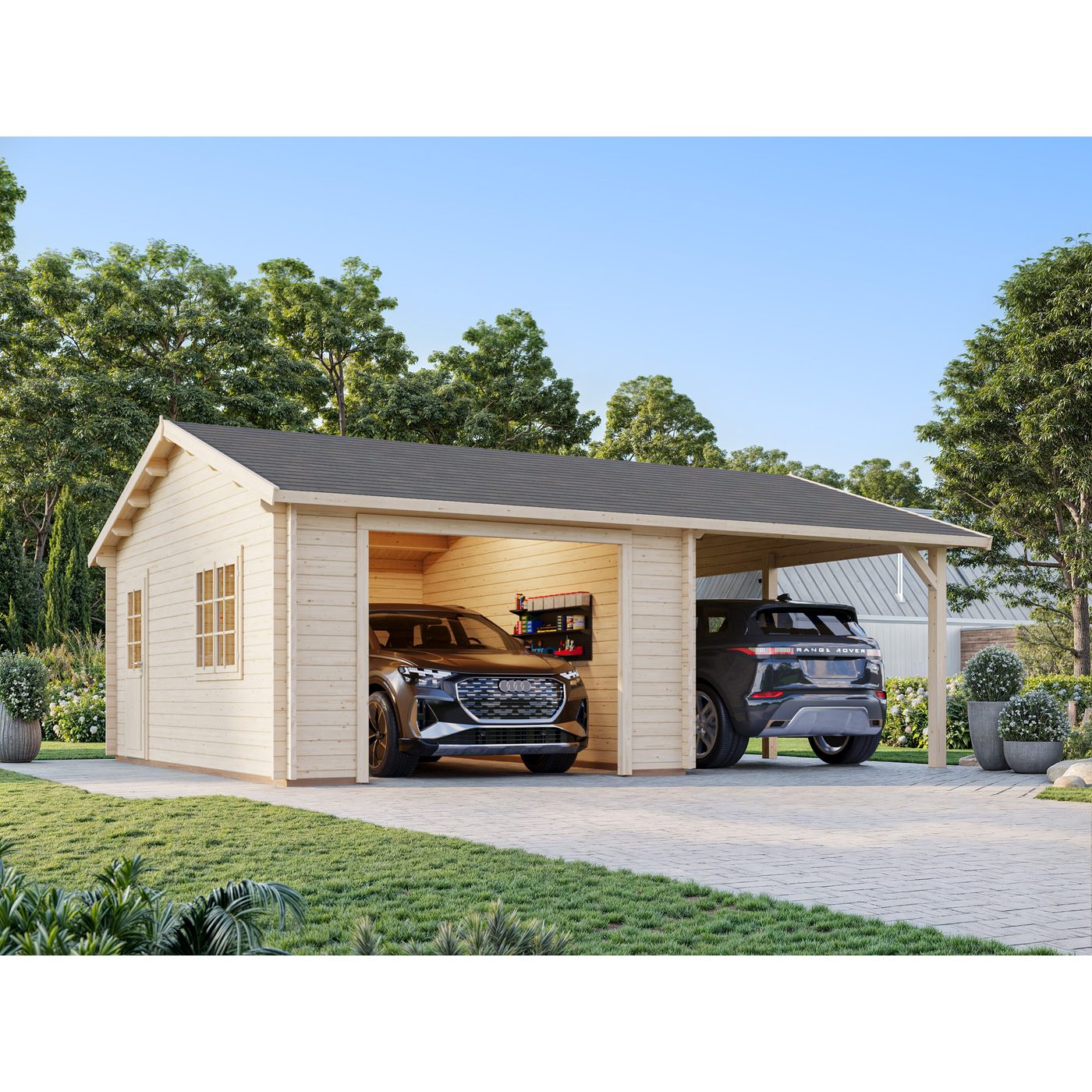 Roger 19,0+16,2 m2 kit WTDIP Impregnerad transparent