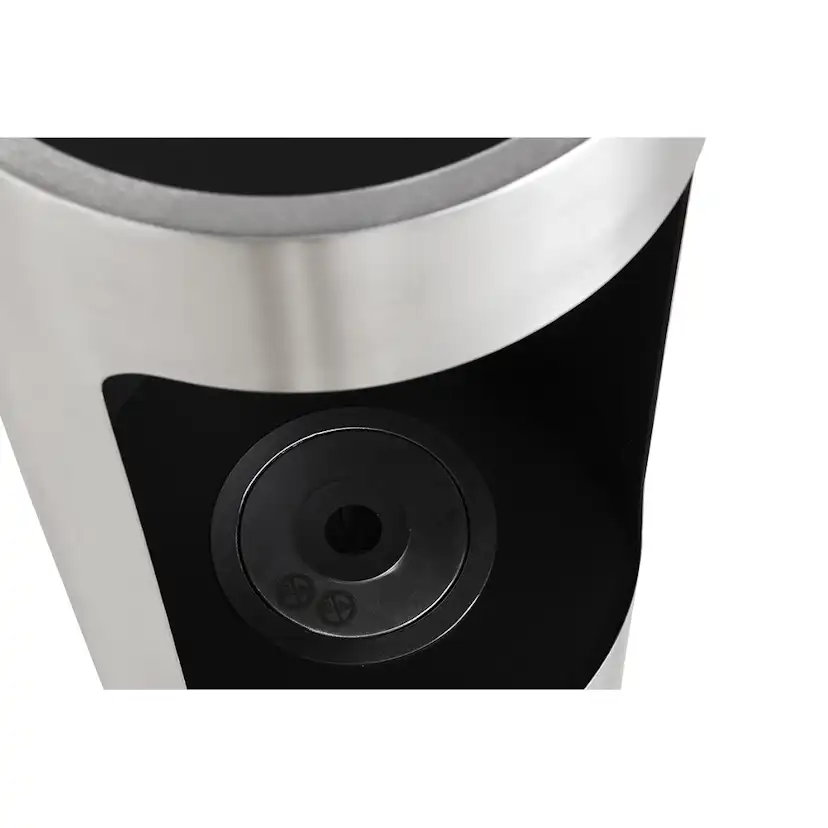 Braskamin Arkiio Plaza Fristående Kamin i Svart/Stål Utan Skorsten