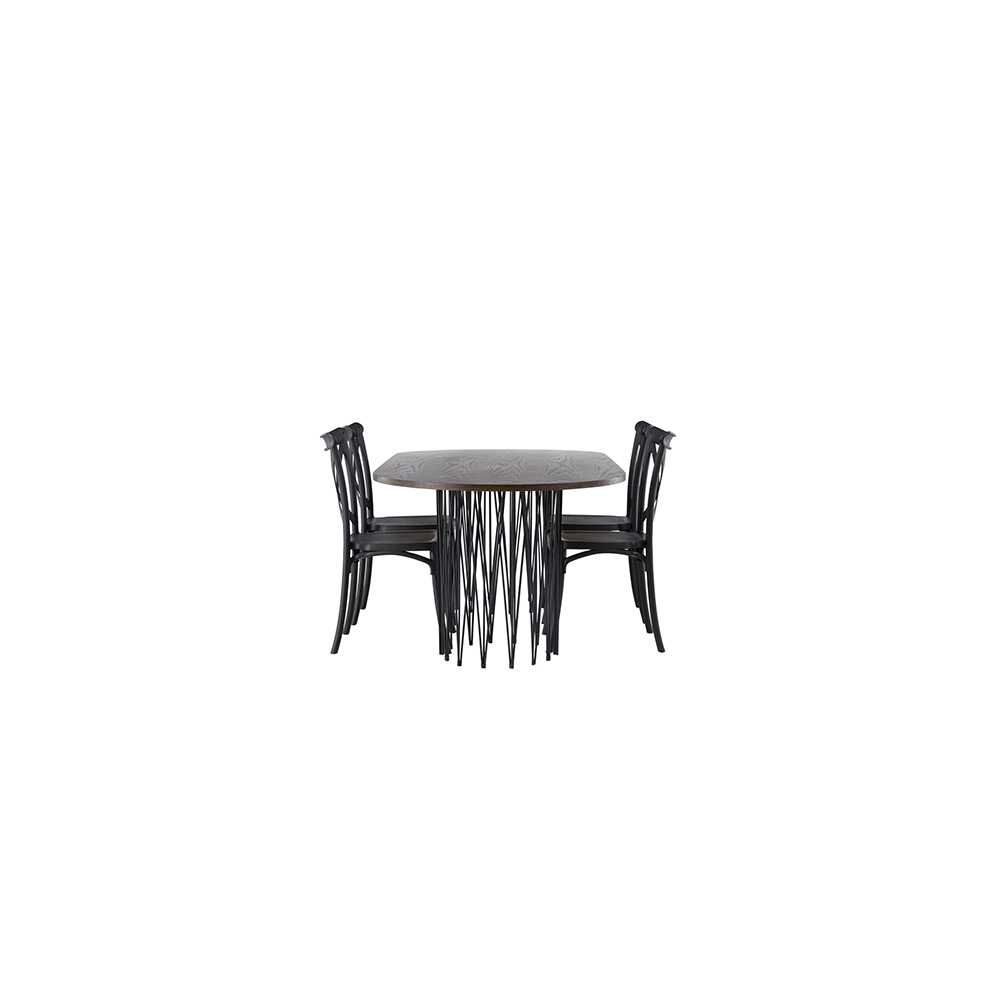 Matgrupp furniture/fashion Stone med 4 Crosett Stolar