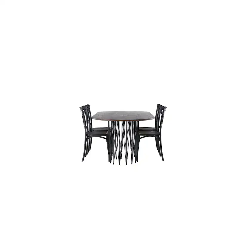 Matgrupp furniture/fashion Stone med 4 Crosett Stolar