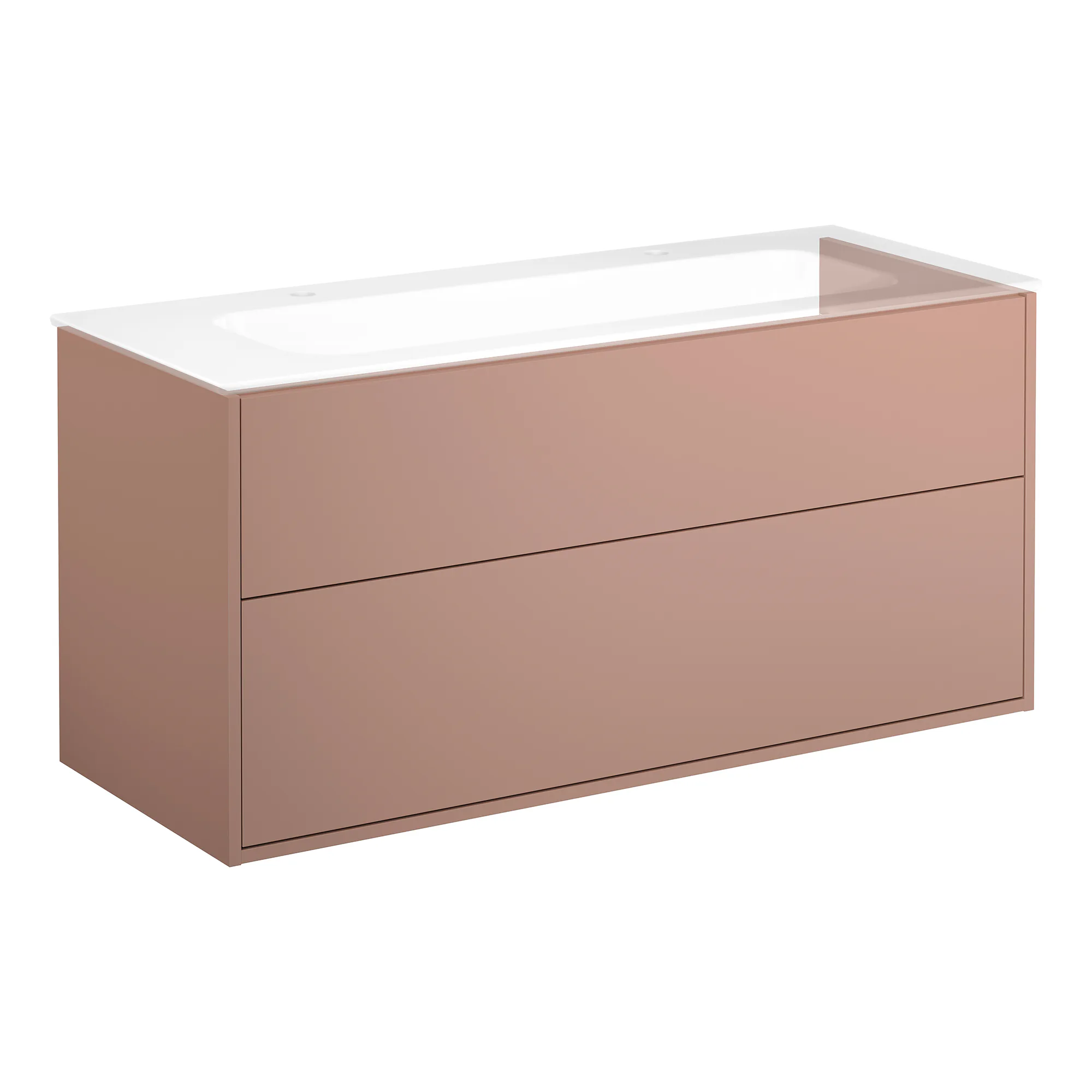 Artic kommodskåp 120cm Peach Peach, Utan Tvättställ, Inga hål