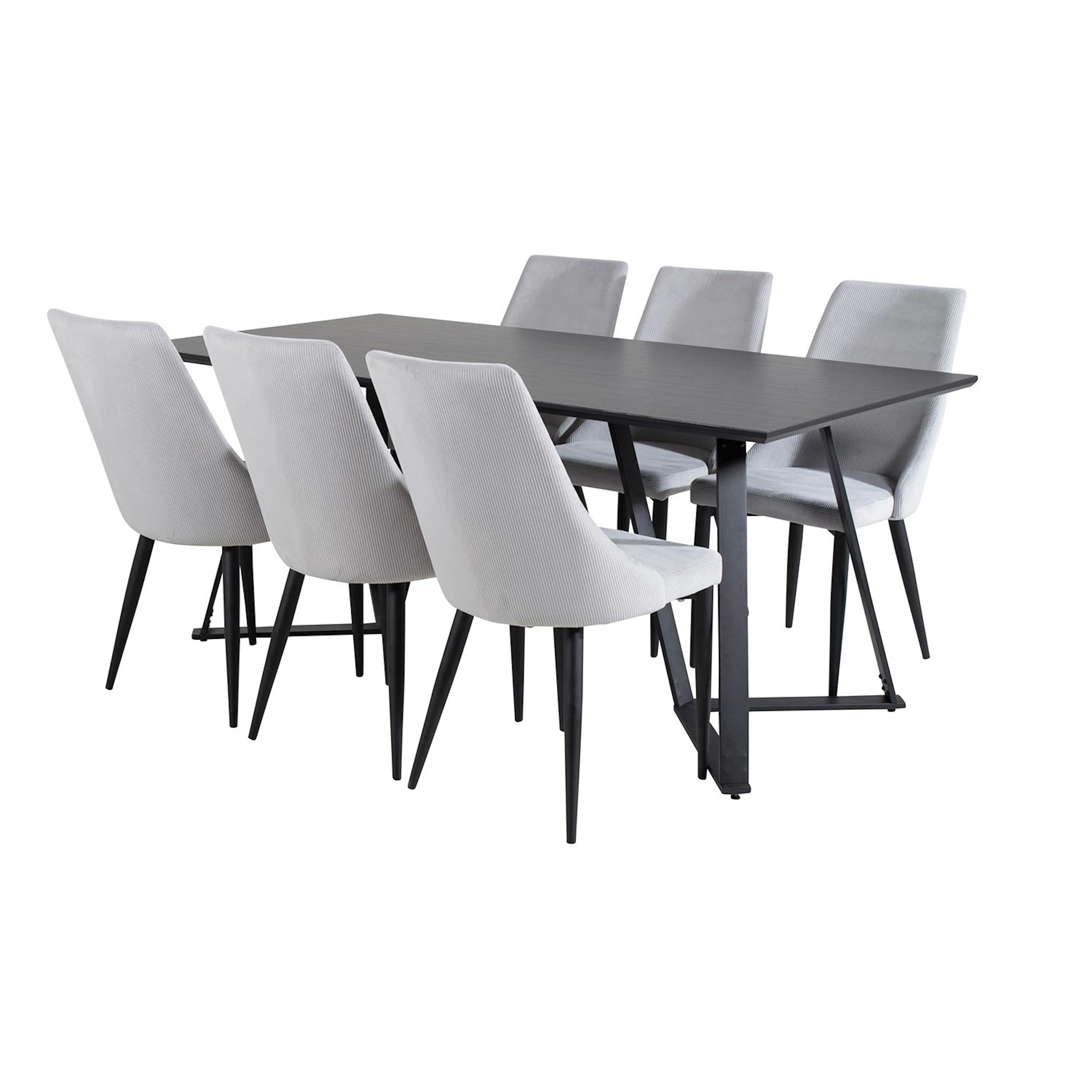 Matgrupp Venture Home Madde med 6 Laura Stolar Manchester