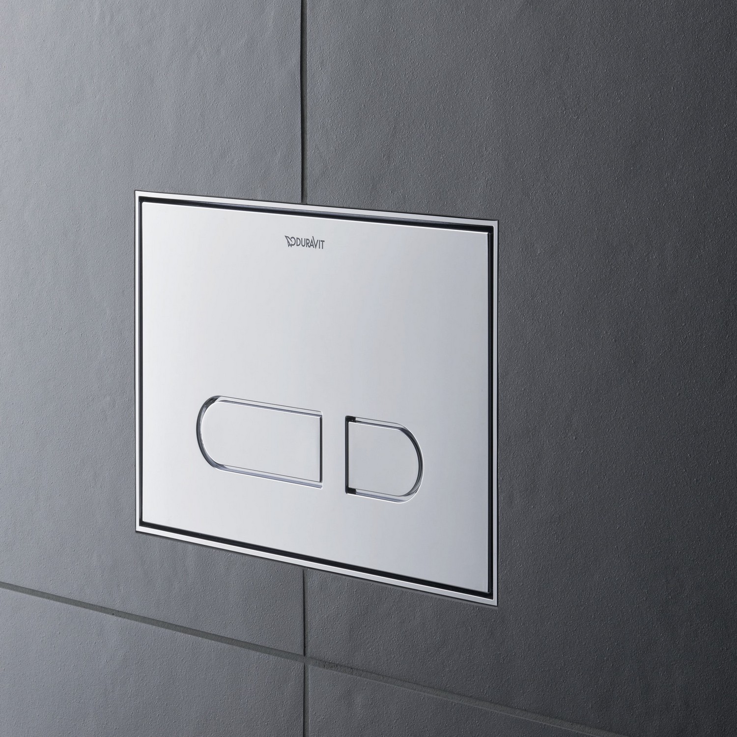 Toalettpaket Duravit D-Code med Vägghängd Toalettstol, Fixtur och Spolknapp